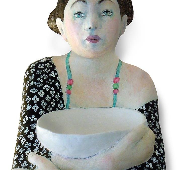 Girl with bowl